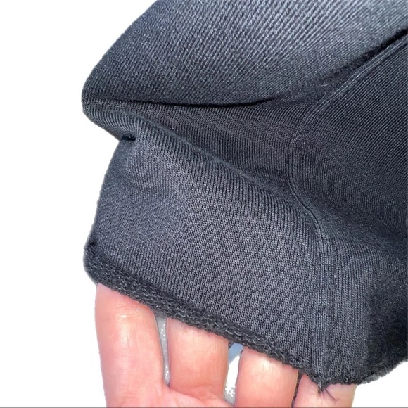 Everlane Puff Sleeve Organic Cotton Sweatshirt Dress Black Size XXS - Picture 6 of 12